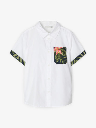 Name it Boys Short Sleeved Tropical Shirt