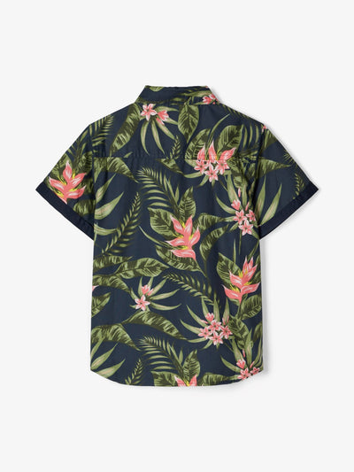 Name it Boys Short Sleeved Tropical Shirt