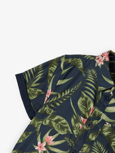Name it Boys Short Sleeved Tropical Shirt