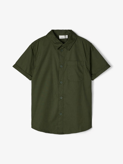 Name it Boys Short Sleeved Tropical Shirt