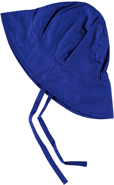 name it mini boys blue sun hat with UV protection