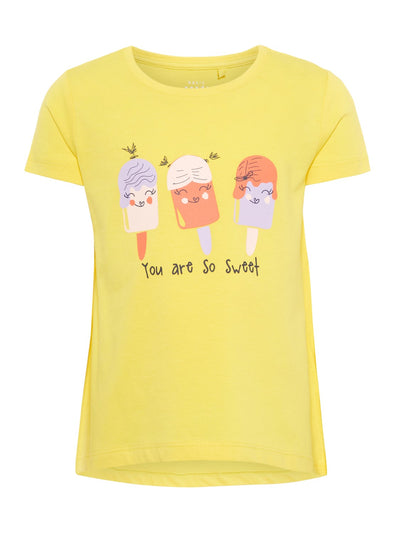 Name it Mini Girl Short Sleeved Printed T-Shirt