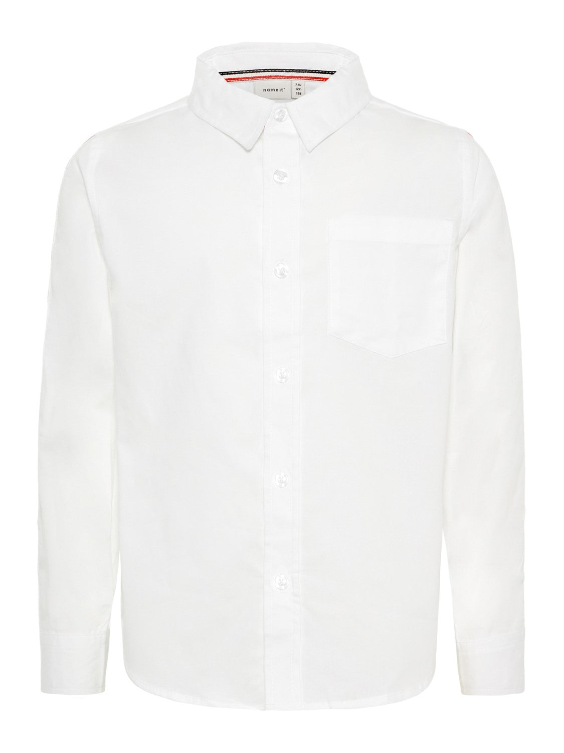 Name it Boys Trendy White Long Sleeve Shirt