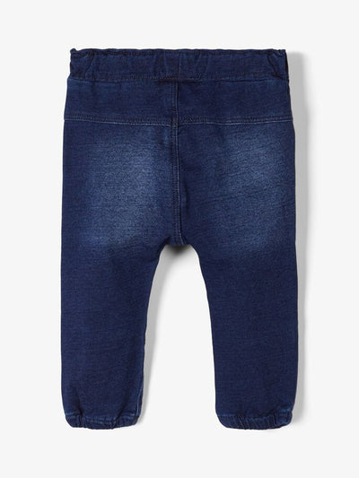 Baby Boy Soft Sweat Dark Denim Jeans