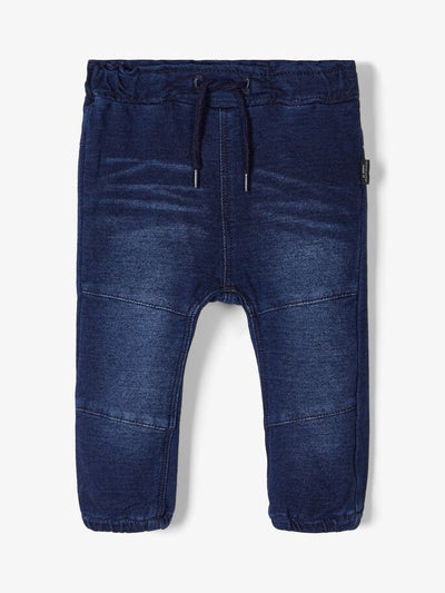 Baby Boy Soft Sweat Dark Denim Jeans