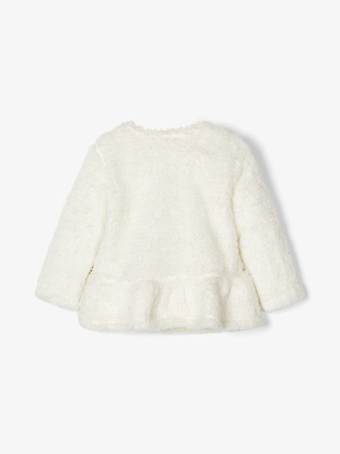 Name it Baby Girl Fluffy Cream Cardigan