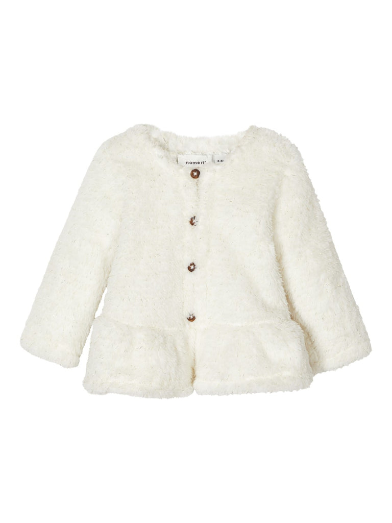 Baby girl fluffy cardigan top