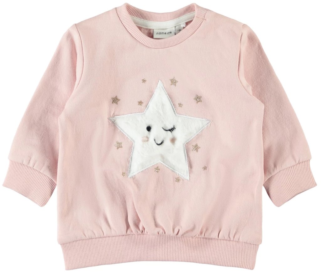 Name it Baby Girl Long Sleeved Brushed Sweatshirt