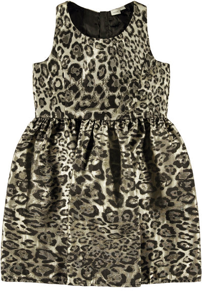 Name it Girls Leopard Print Party Dress