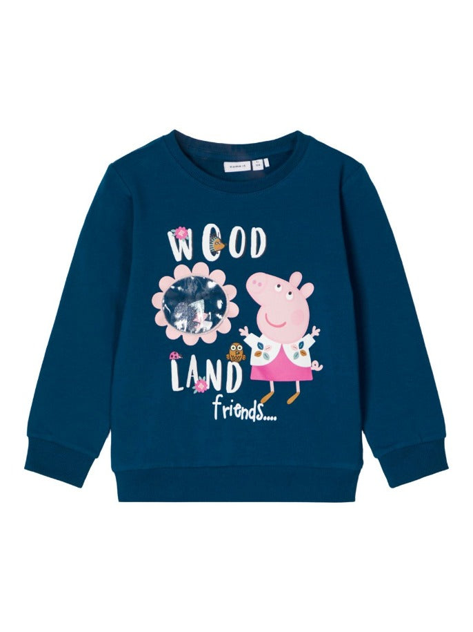 Name it Girls Peppa Pig Crew Neck Sweatshirt