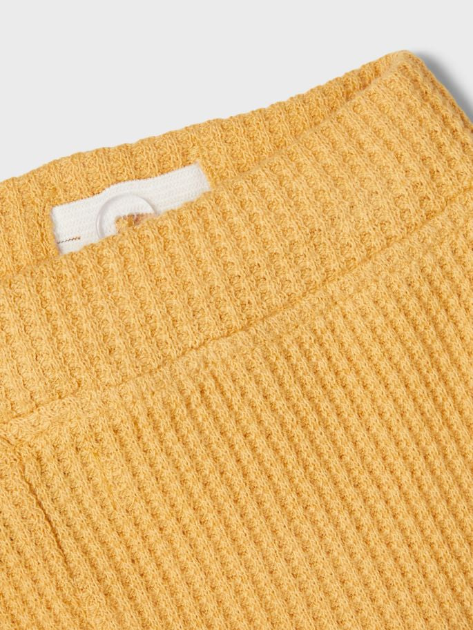 Name it Baby Boy 2-Piece Mustard Waffle Sweat Set