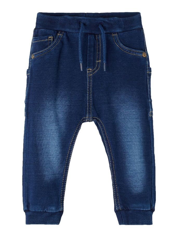 Baby Boy Soft Organic Cotton Sweat Jeans