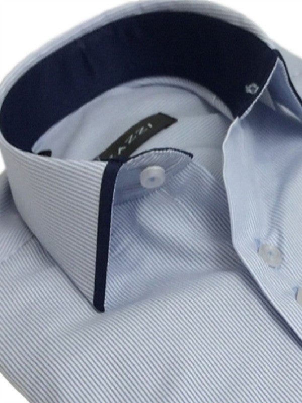 Boys Light Blue Pin Stripe Shirt